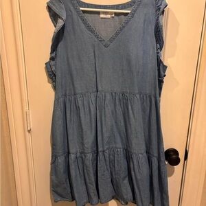 Time and Tru Blue Denim Dress